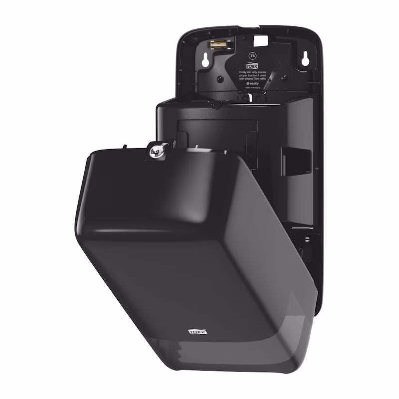 557508 - Dispensador Tork Preto Papel Higiénico Compacto