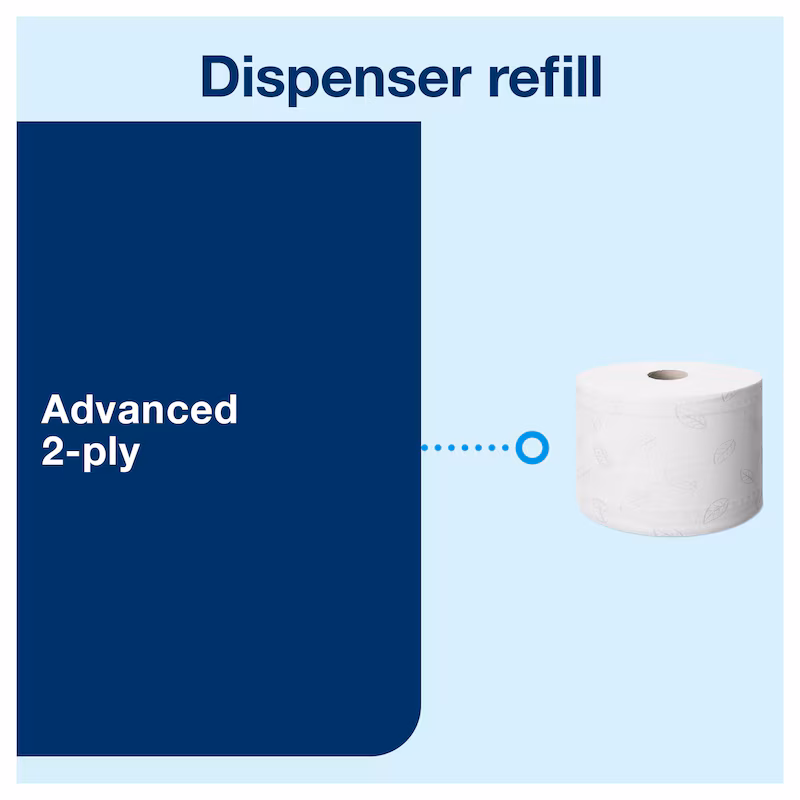 680000 - Dispensador Tork Branco Papel Higiénico Smartone