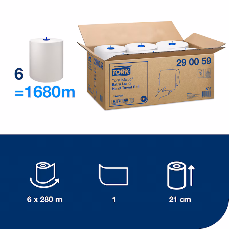 290059 - Tork Universal Toalha Mão Em Rolo